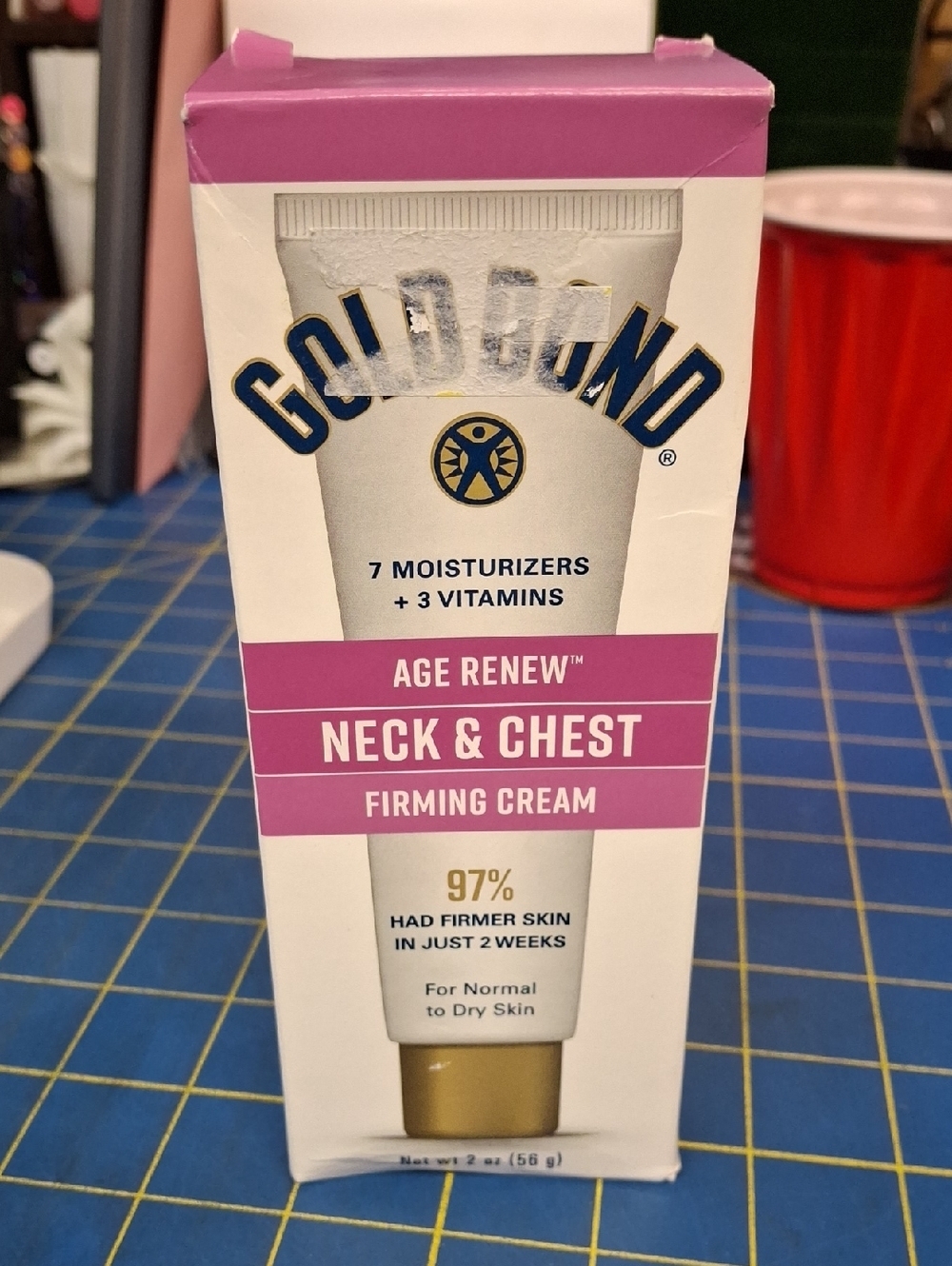 Gold Bond Age Renew Neck & Chest Firming Cream 56g New